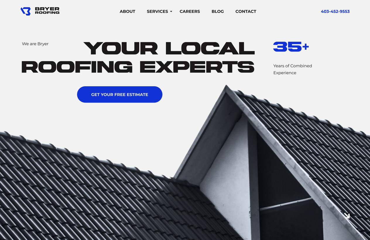 Conversion-Focused Homepage