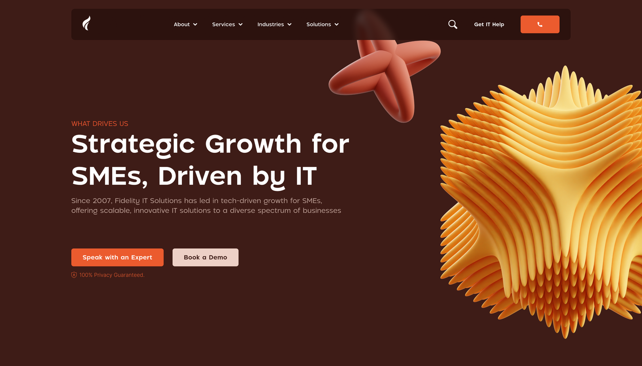 Conversion-Focused Homepage