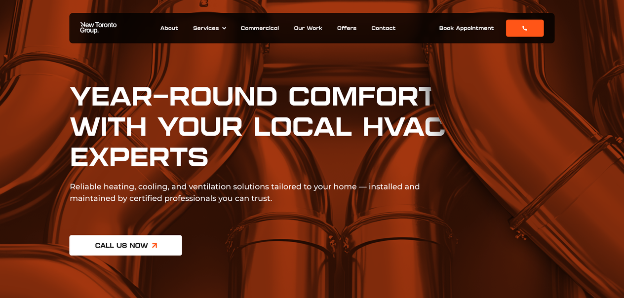 Conversion-Focused Homepage